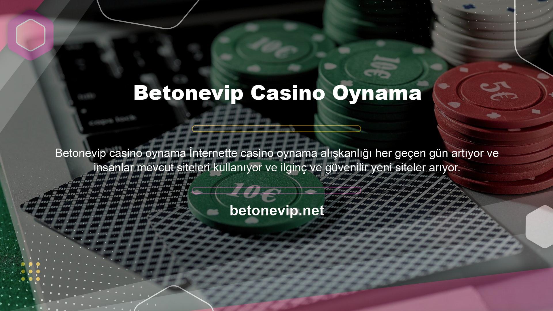 Betonevip Casino Oynama