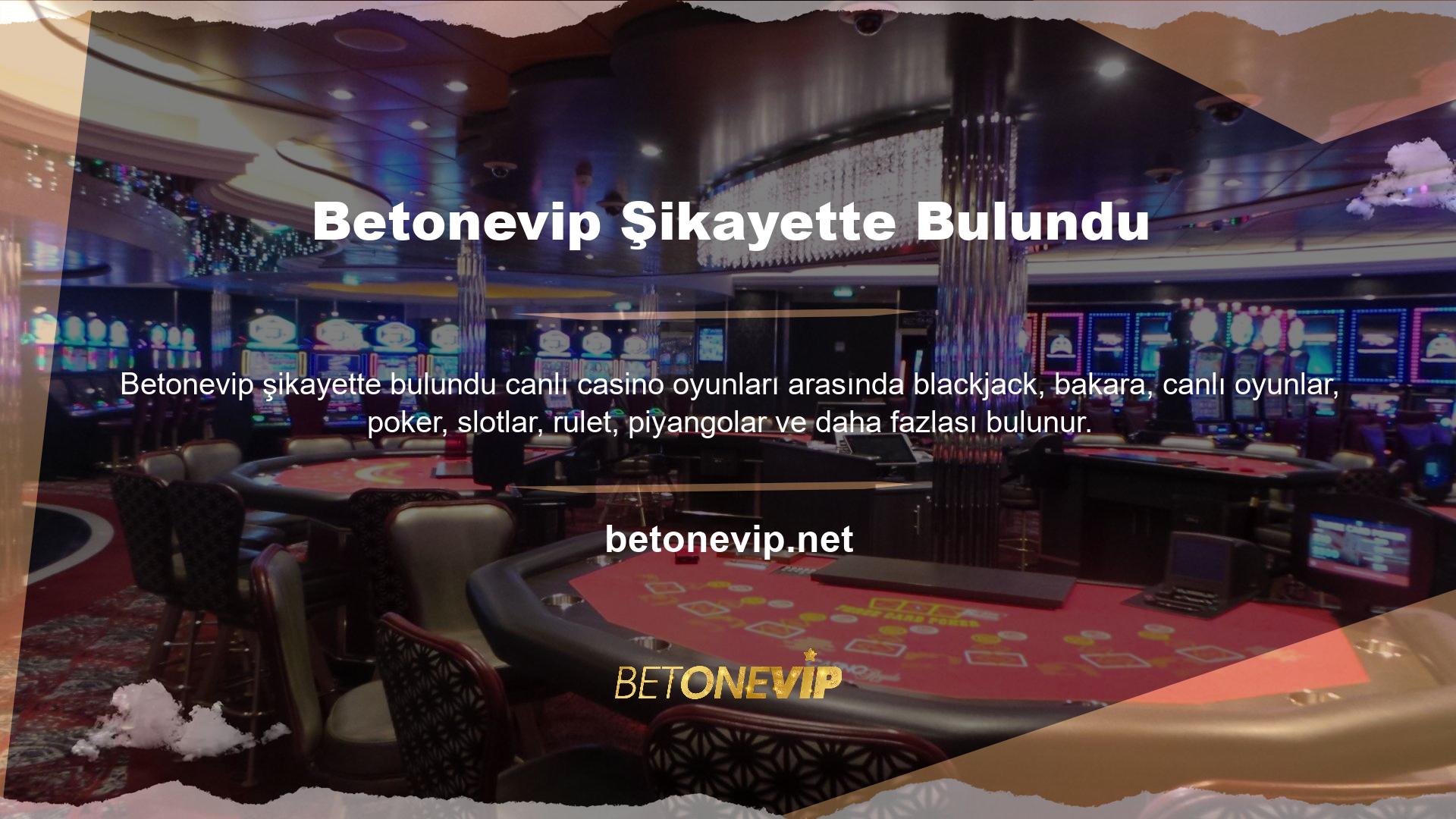 Betonevip canlı casino oyununu oynamak için canlı krupiye ve farklı odalar seçebilirsiniz