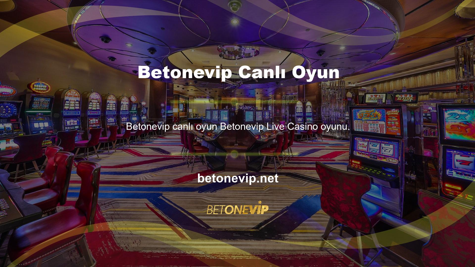 Betonevip bahis sitesinin canlı casino oyunu bölümü sitenin en karlı bölümlerinden biridir